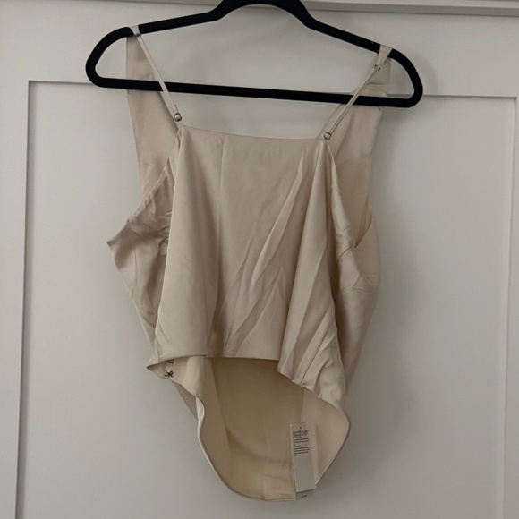 Abercrombie Satin Cowl Tank - Ivory - Picture 4 of 4
